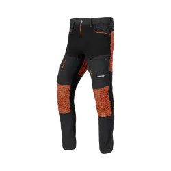 
                  LAHTIPRO Spodnie Dekarskie Czarno-Pomarańczowe do Pasa Stretch Rozmiar XXXL L4054906 5903755192639
